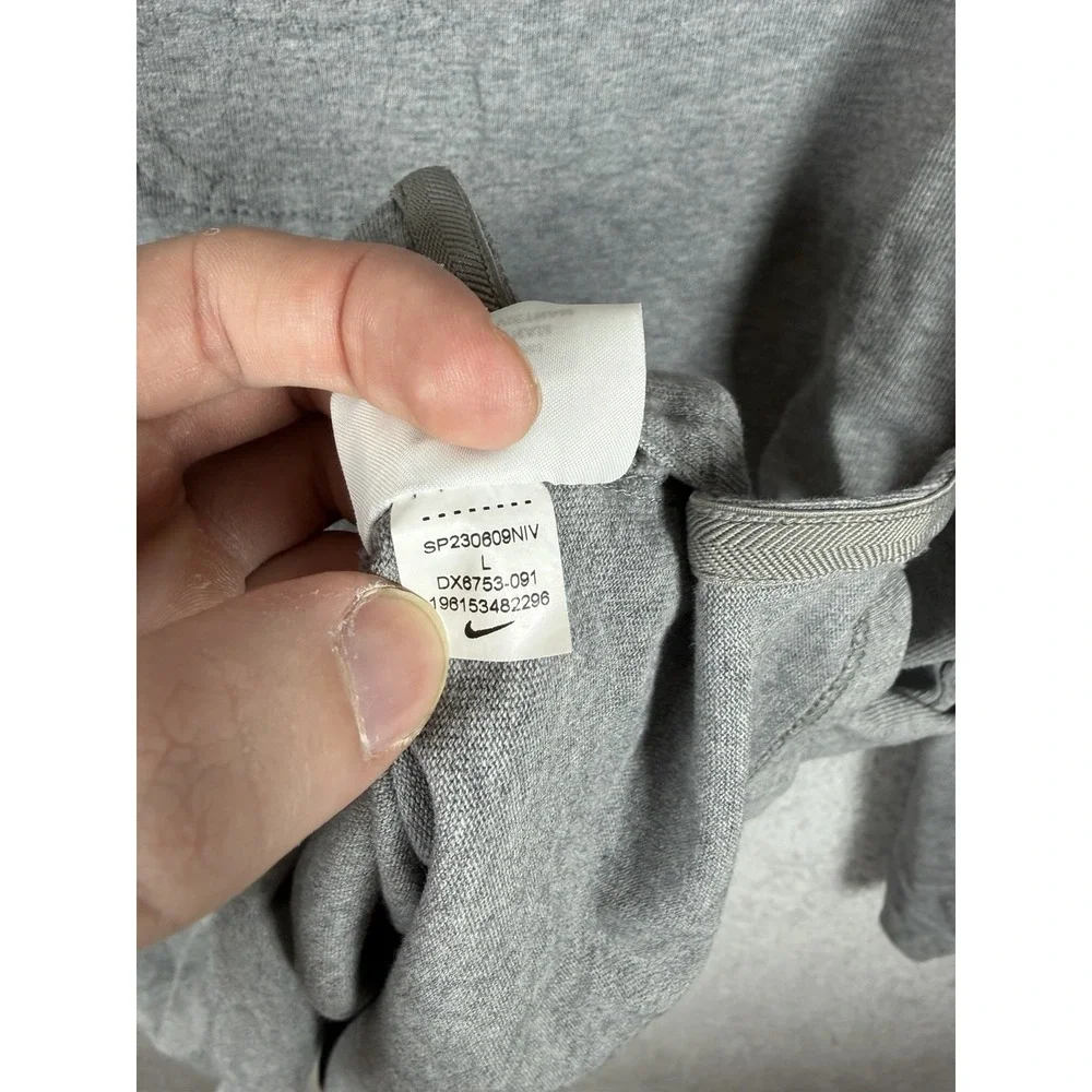 Men's Nike Sportswear Trend Rugby  L/S Heavy Cotton  Zip Polo DX6753-091 Size L